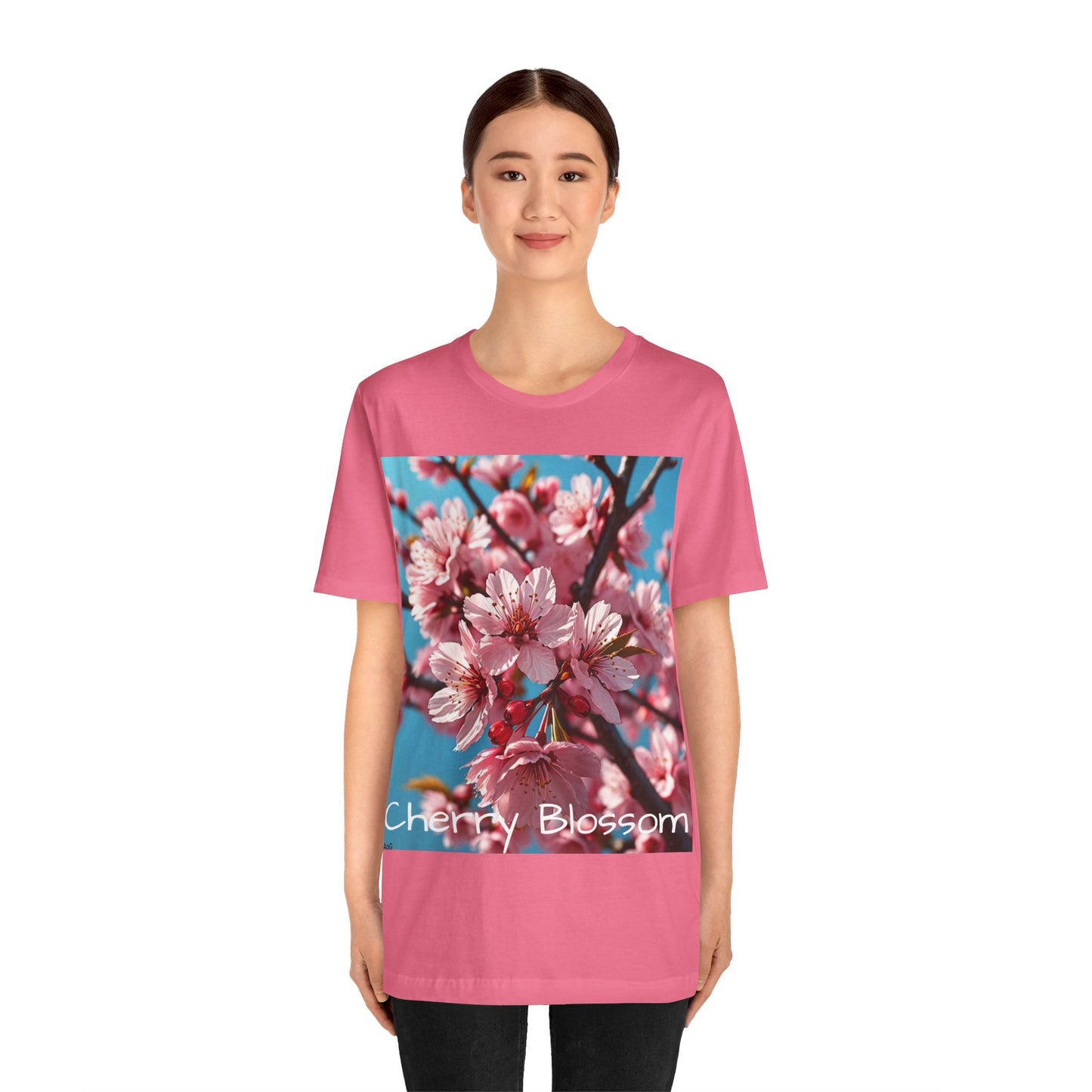 Cherry Blossom Unisex Jersey Short Sleeve Tee