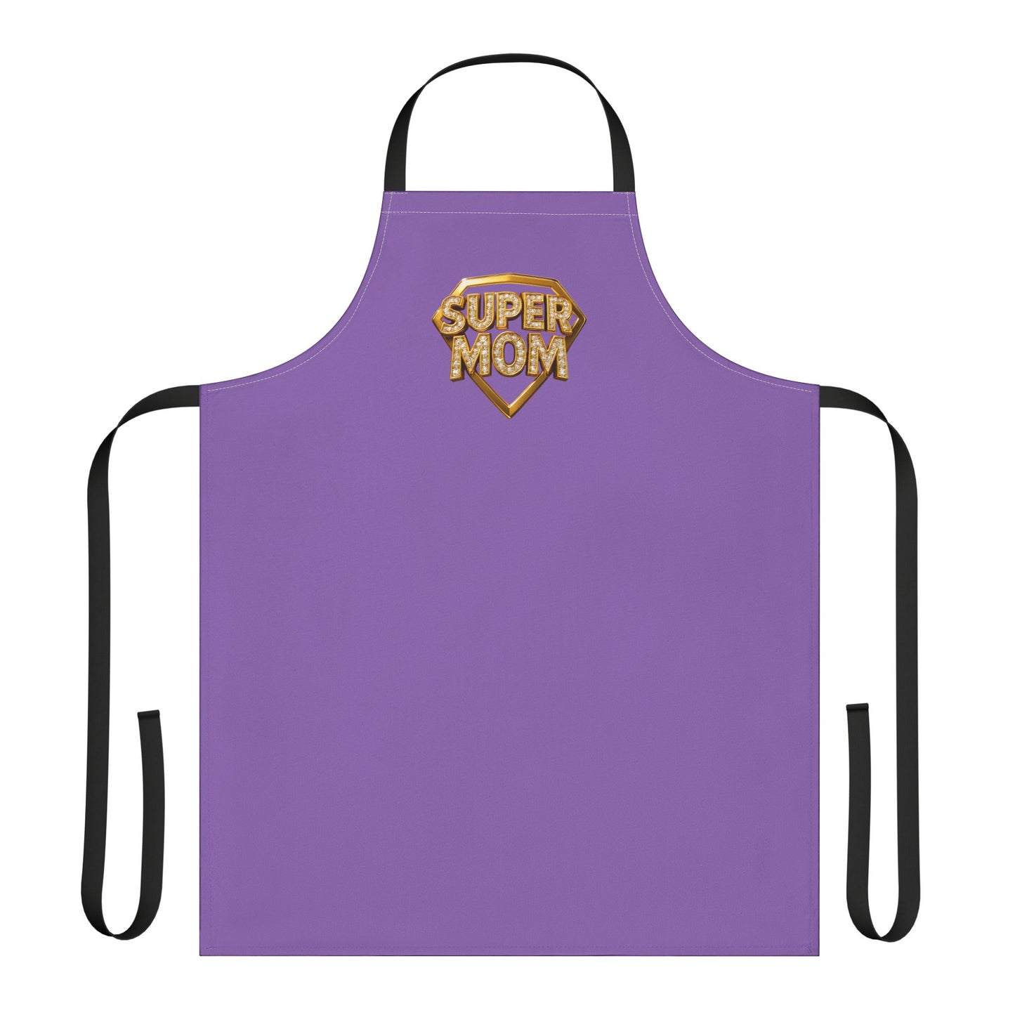 SUPER MOM - Apron, 5-Color Straps (AOP)