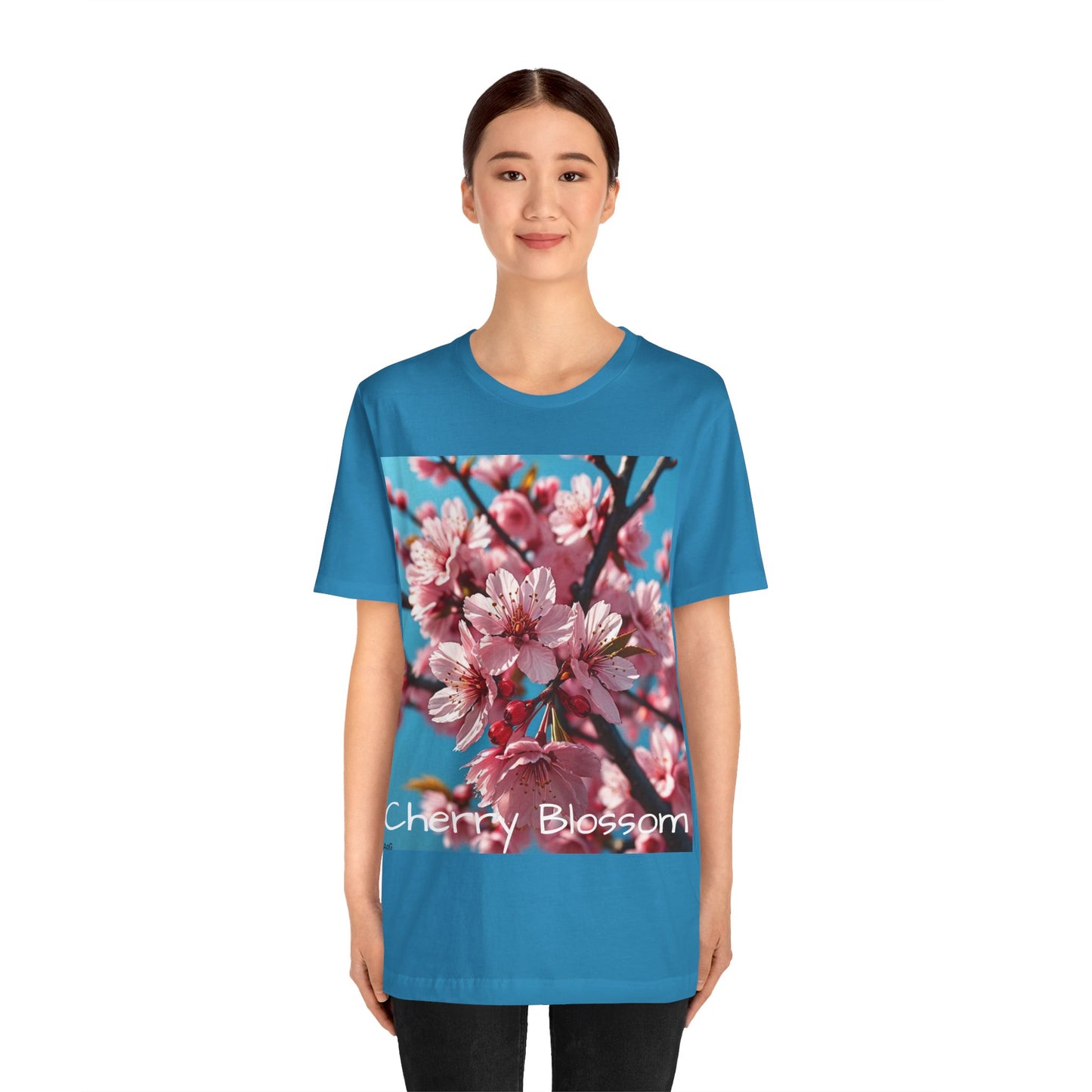 Cherry Blossom Unisex Jersey Short Sleeve Tee