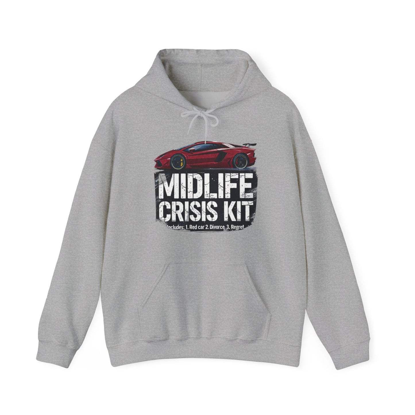 Midlife Crisis Kit Unisex Heavy Blend™ Hooded Sweatshirt