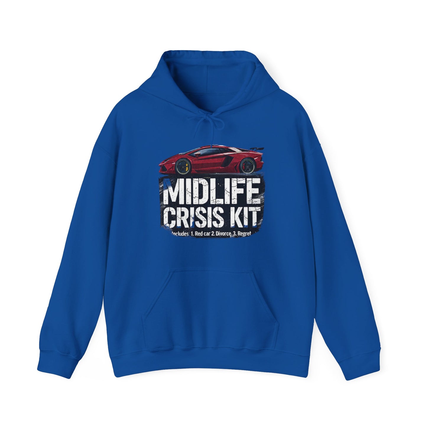 Midlife Crisis Kit Unisex Heavy Blend™ Hooded Sweatshirt