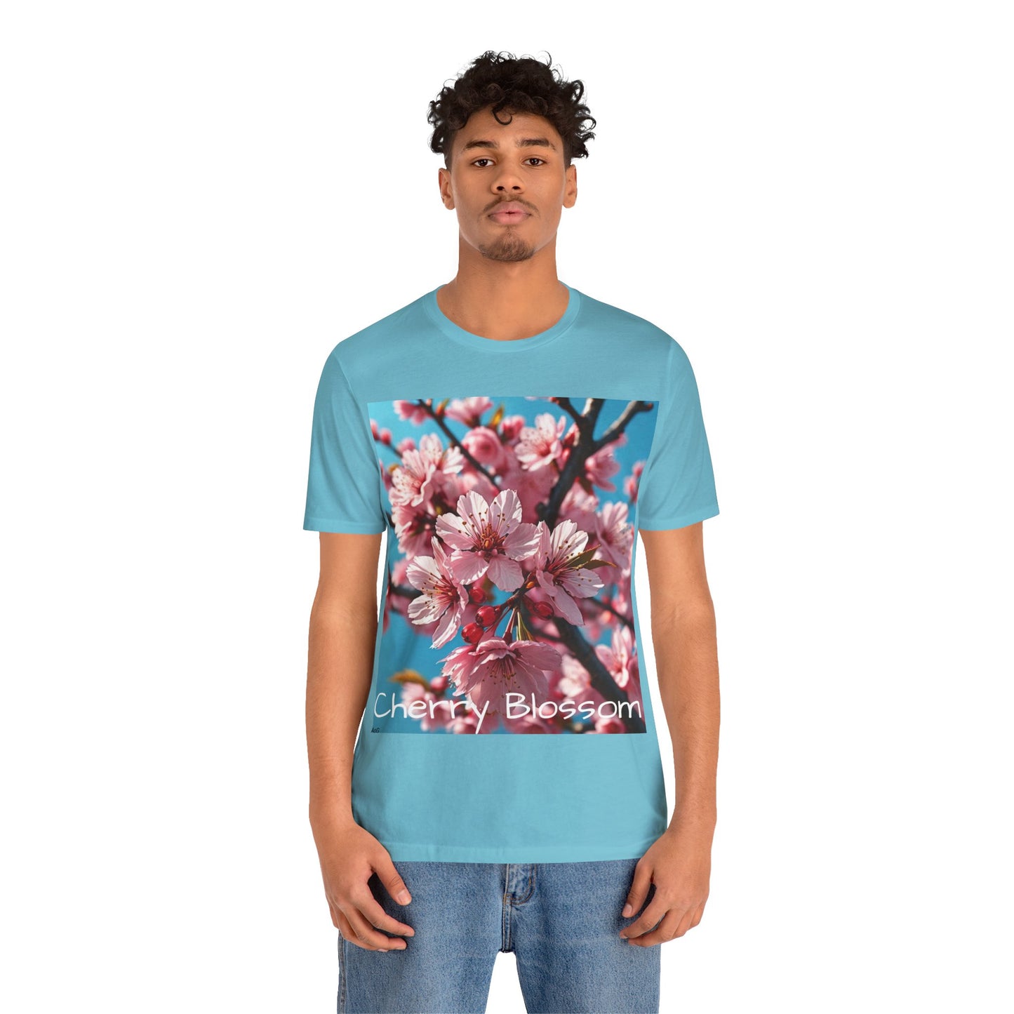 Cherry Blossom Unisex Jersey Short Sleeve Tee