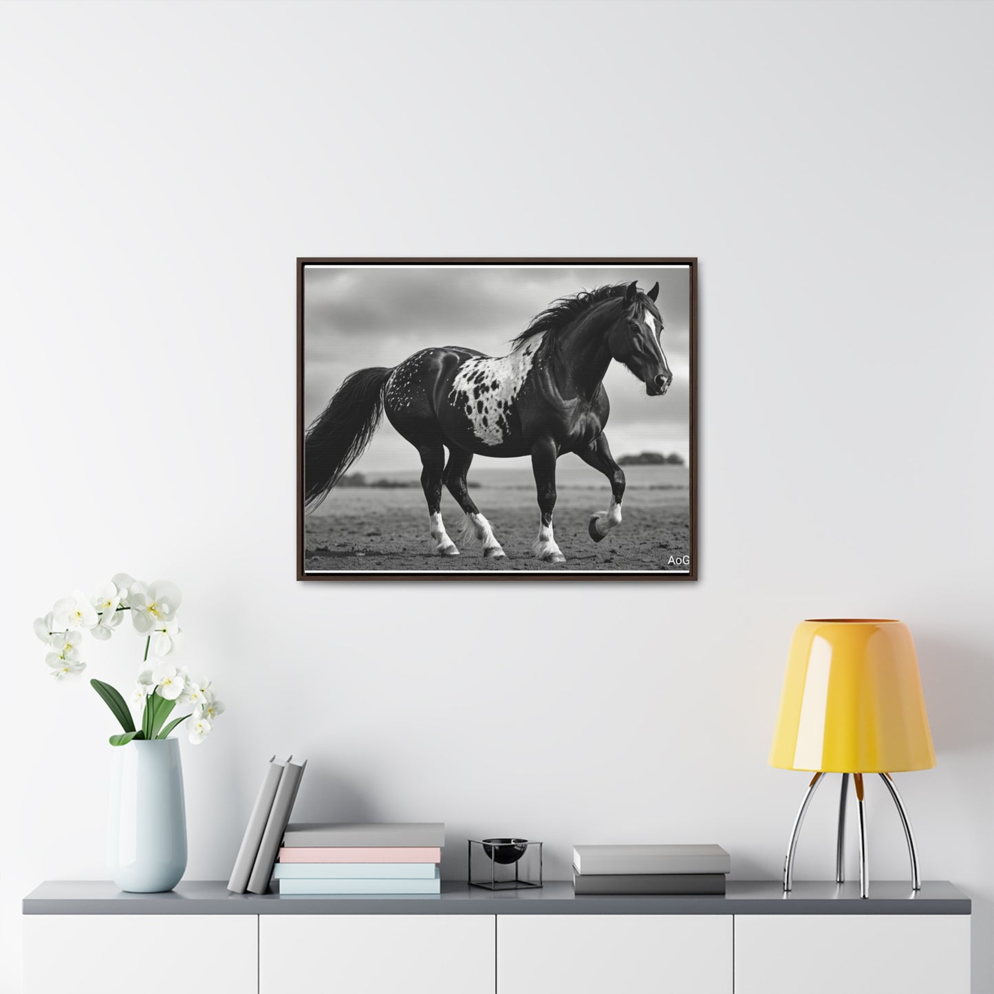 Speckled Stallion Gallery Canvas Wraps, Horizontal Frame