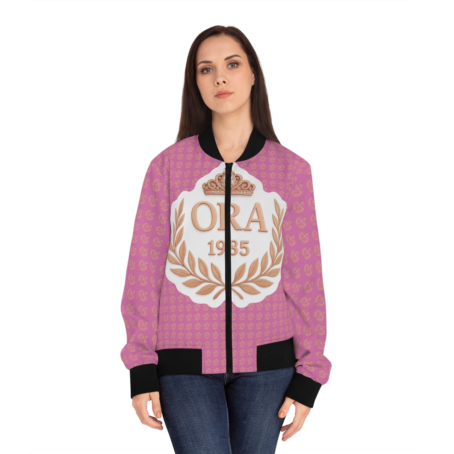ORA - Women's Bomber Jacket (AOP)