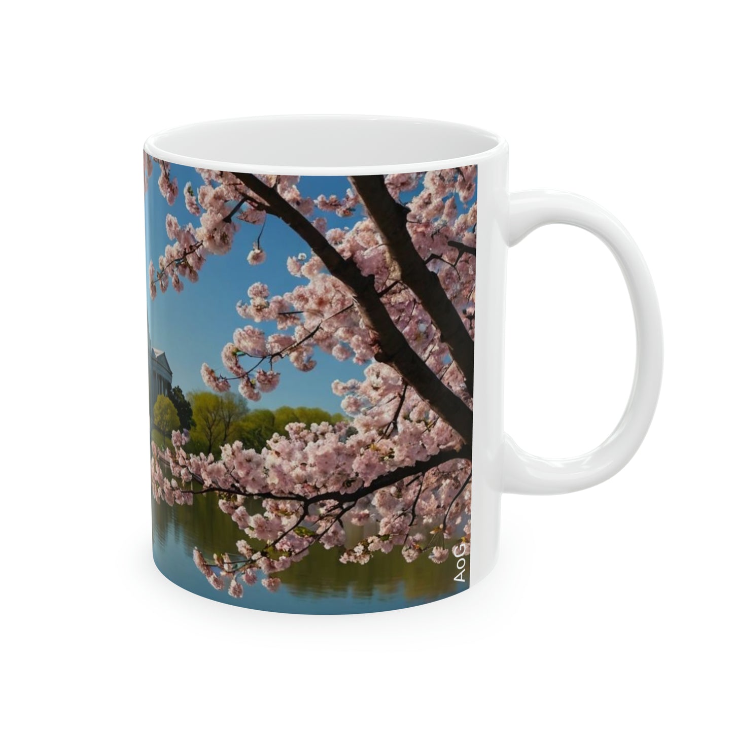 Cherry Blossom JM Ceramic Mug, 11oz