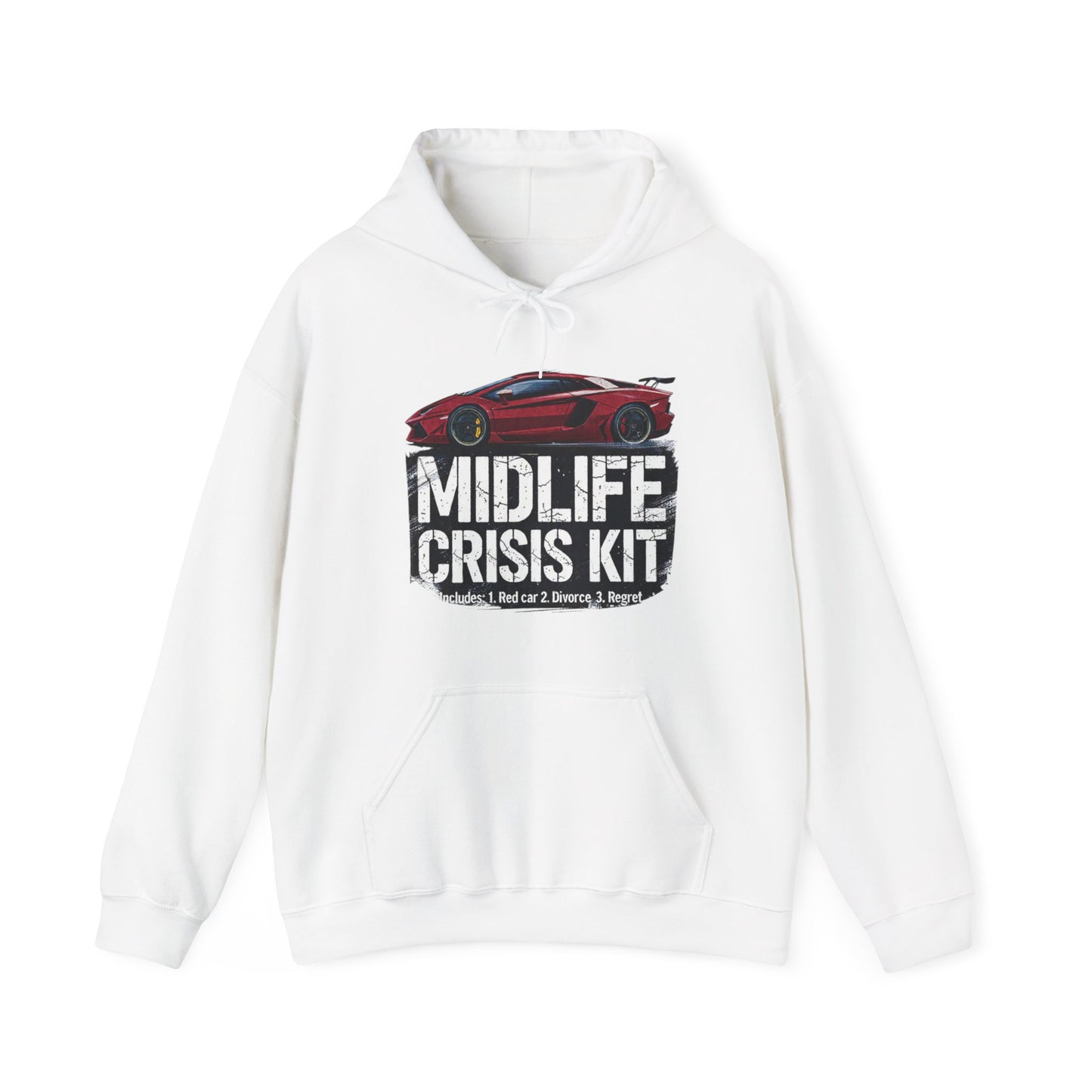 Midlife Crisis Kit Unisex Heavy Blend™ Hooded Sweatshirt