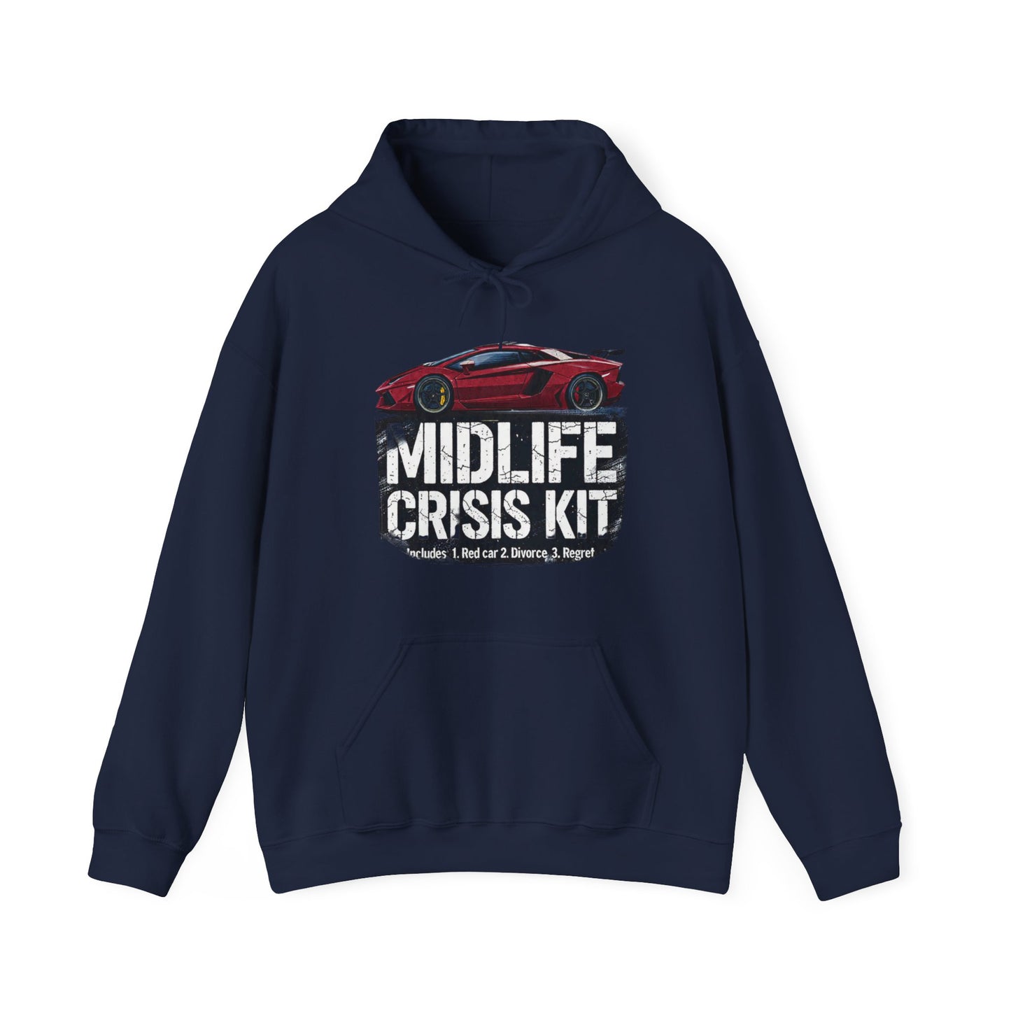 Midlife Crisis Kit Unisex Heavy Blend™ Hooded Sweatshirt