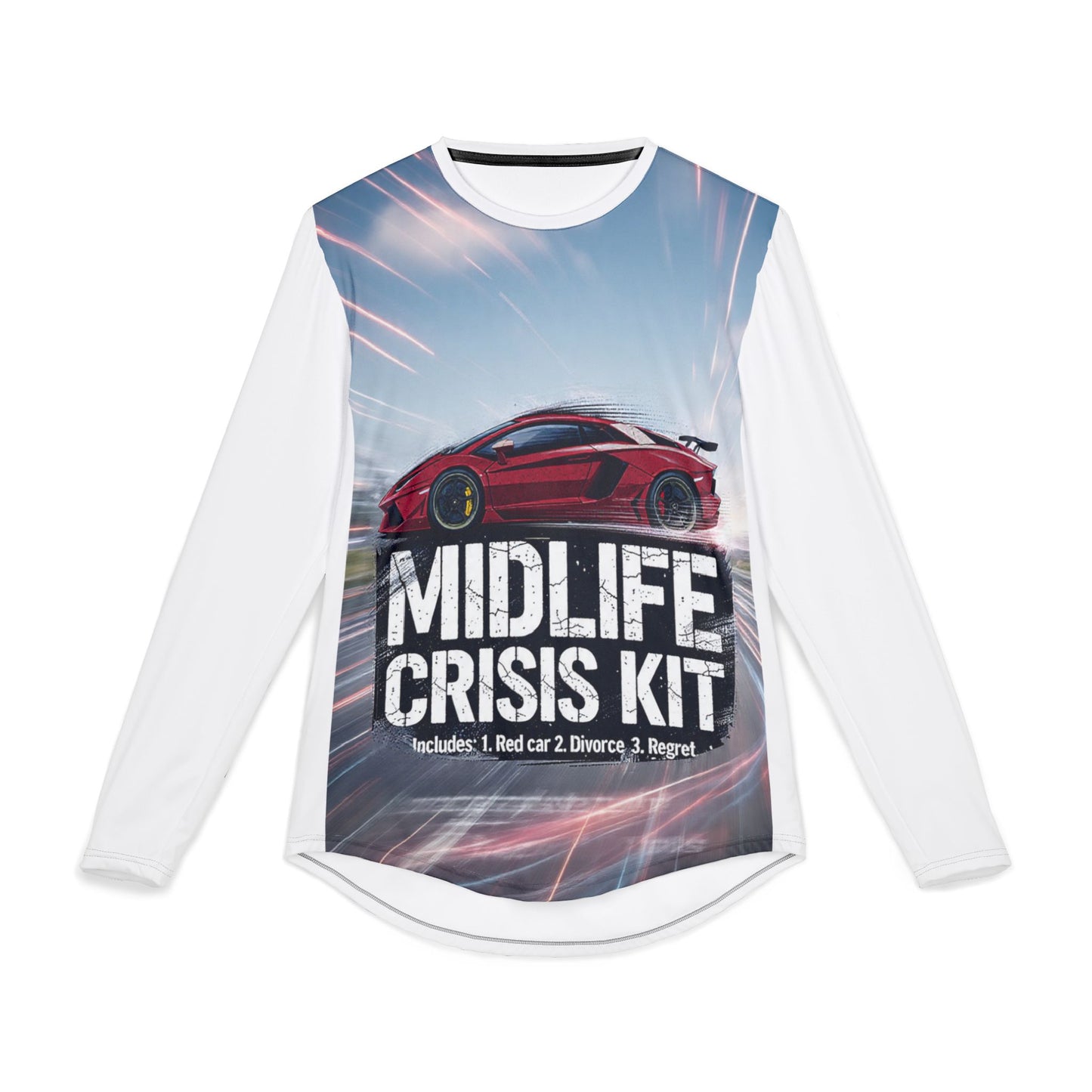 Midlife Crisis Men's UV Protection Long Sleeve Shirt (AOP)