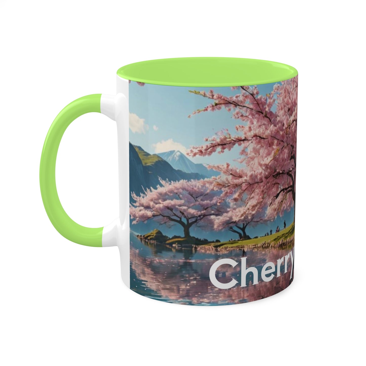 Cherry Blossom Colorful Mugs, 11oz