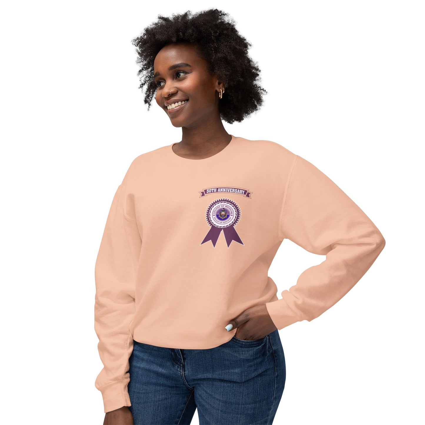 50th Anniversary - Unisex Lightweight Crewneck Sweatshirt