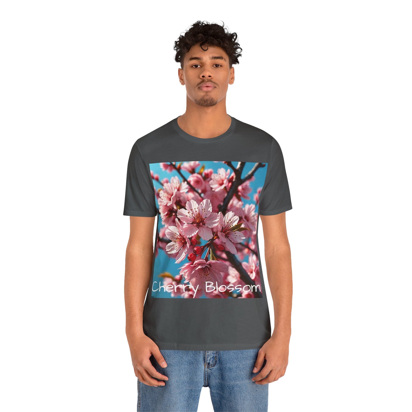 Cherry Blossom Unisex Jersey Short Sleeve Tee