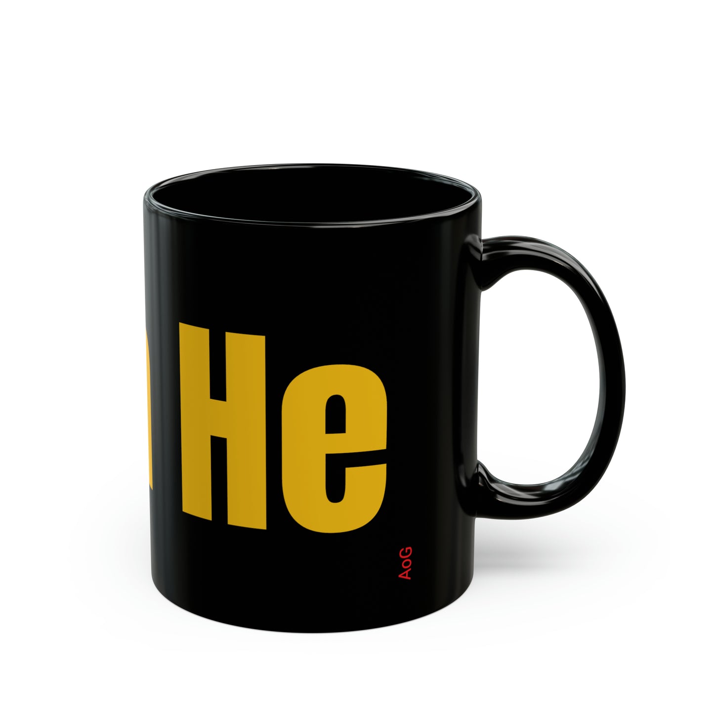 “I Am He” Yellow Black Mug (11oz, 15oz)