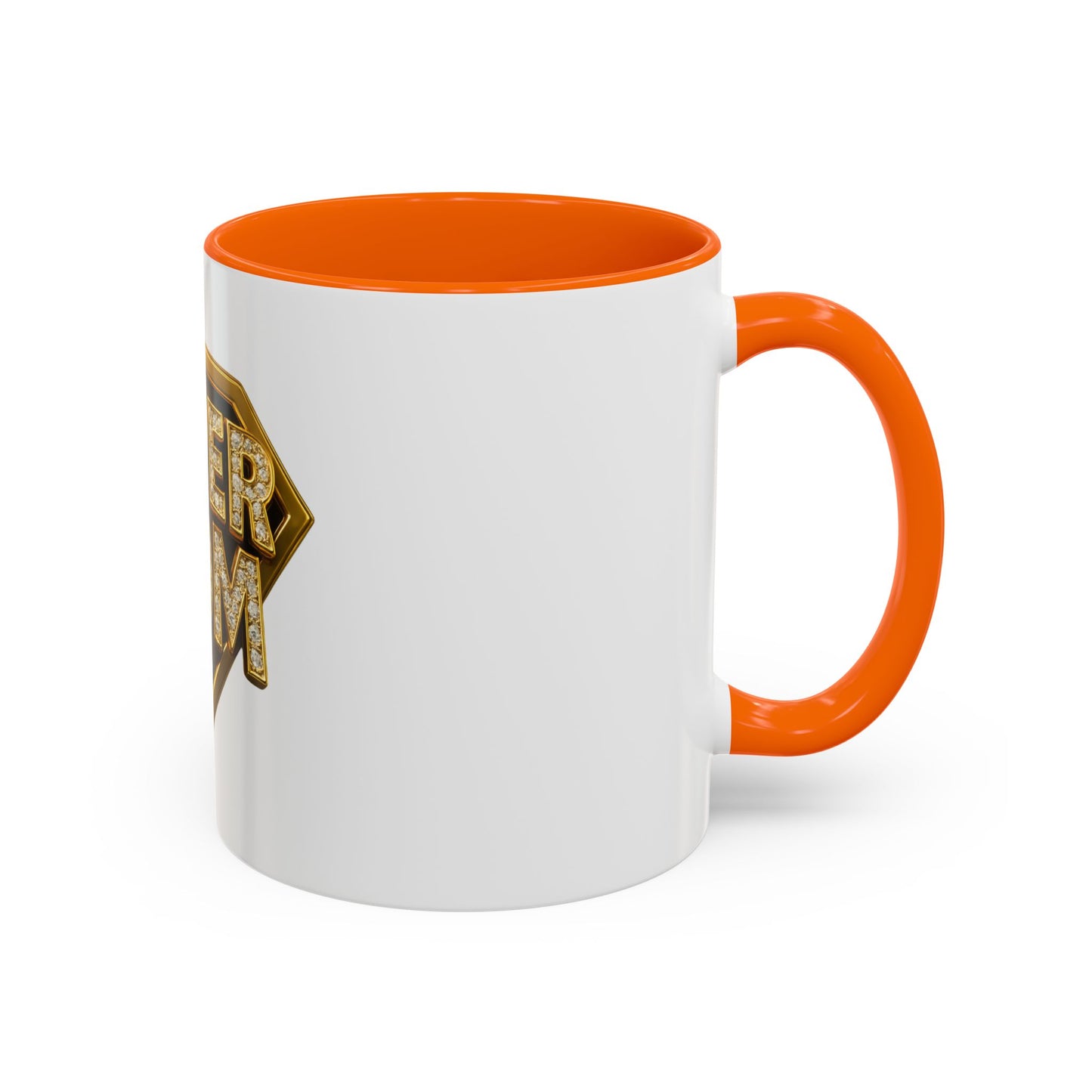 SUPER MOM - Accent Coffee Mug (11, 15oz)