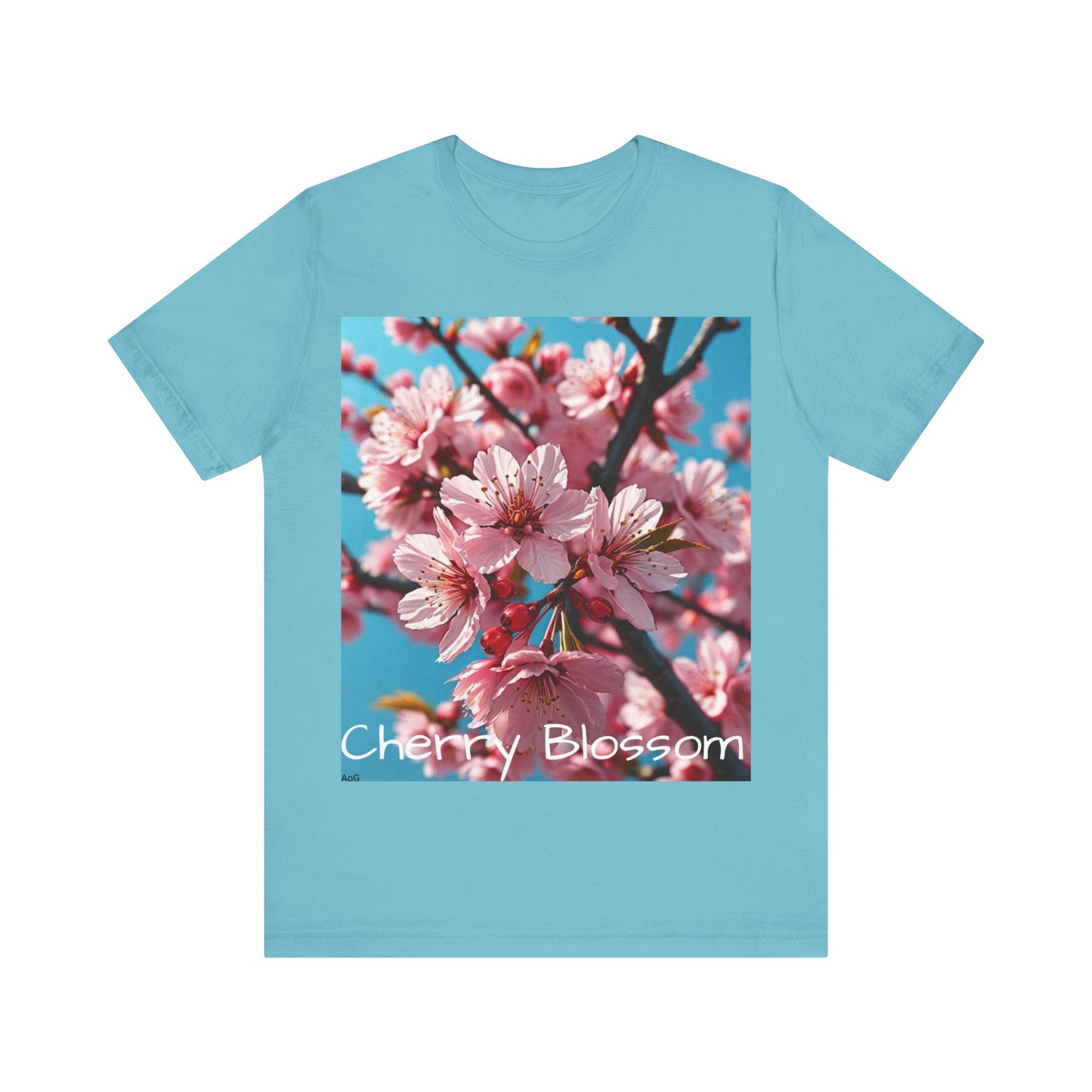 Cherry Blossom Unisex Jersey Short Sleeve Tee