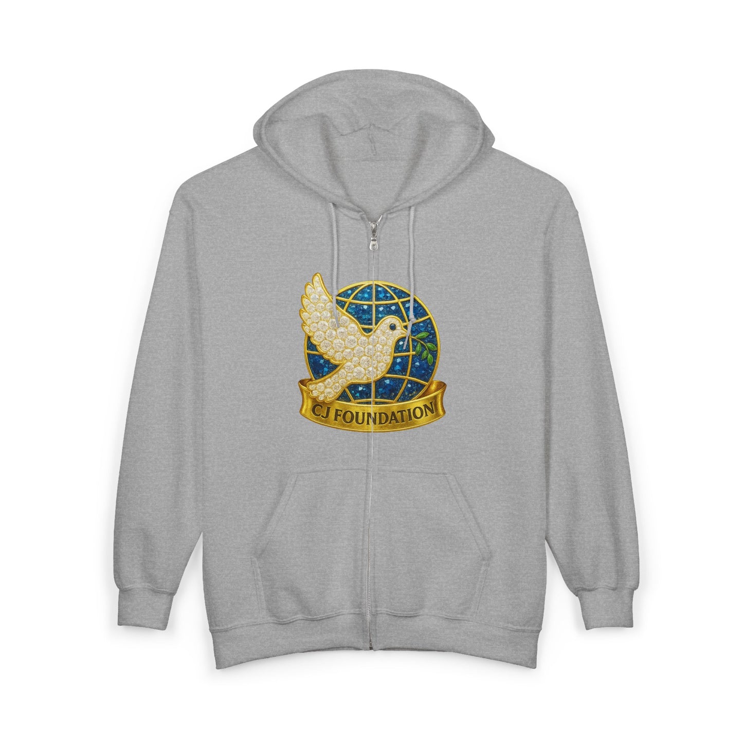 CJF- Unisex Heavy Blend™ Full Zip Hooded Sweatshirt