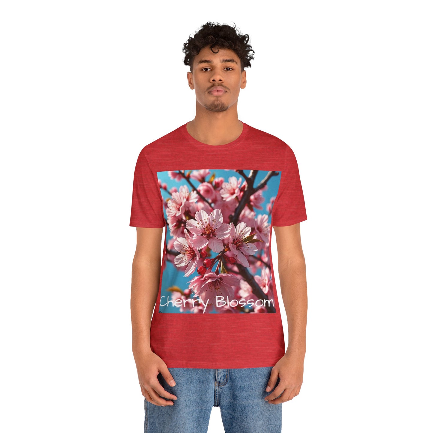 Cherry Blossom Unisex Jersey Short Sleeve Tee