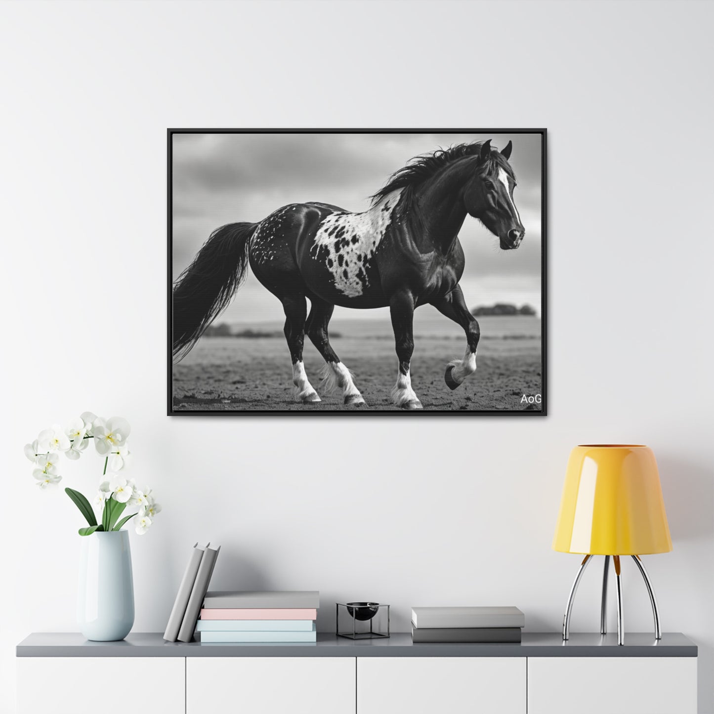 Speckled Stallion Gallery Canvas Wraps, Horizontal Frame