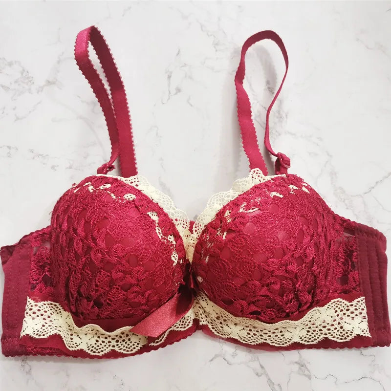 Lingerie Sexy Lady Bra Gather Adjustable Women's Seamless Underwear Push Up Bra Open Bra Intimates for Women Cup 1/2 Intimates