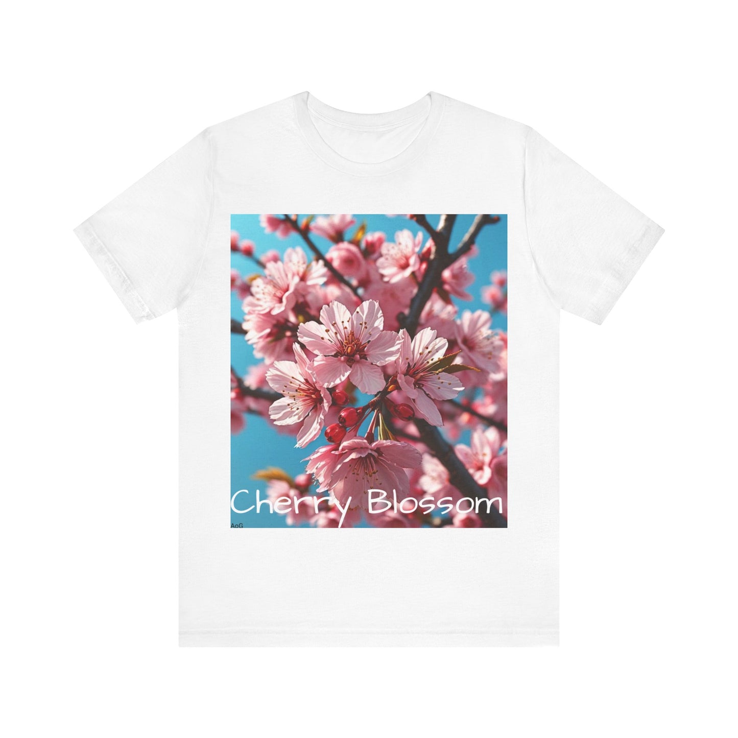 Cherry Blossom Unisex Jersey Short Sleeve Tee