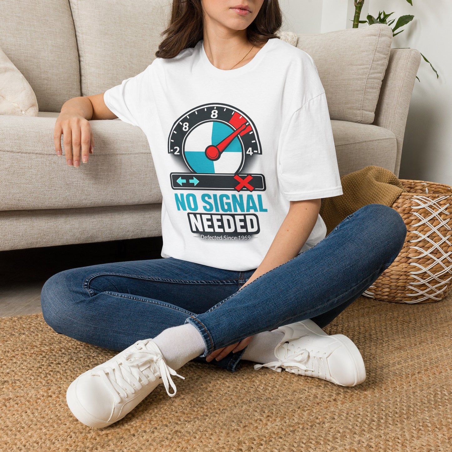 NO SIGNAL NEEDED-Unisex Softstyle T-Shirt