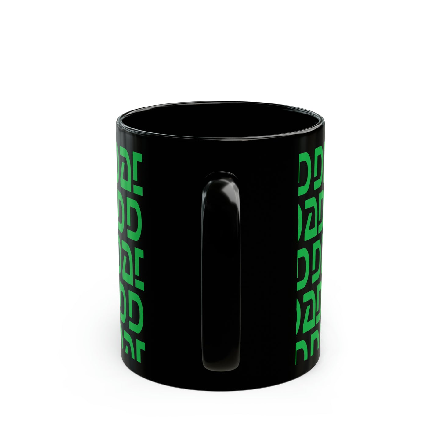 “Dad” Green Black Mug (11oz)