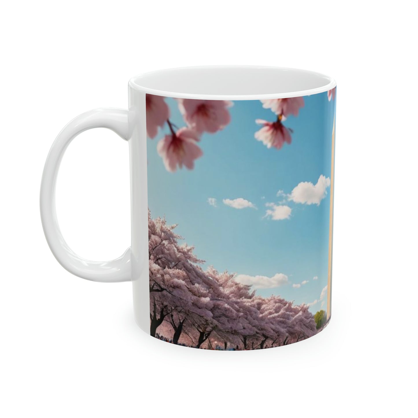 Cherry Blossom DCM Ceramic Mug, 11oz