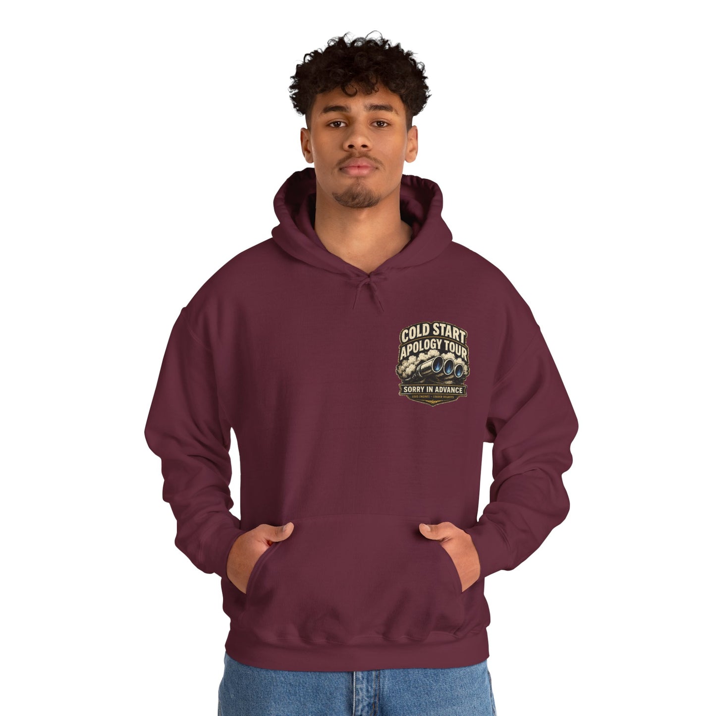 Cold Start Apology Unisex Heavy Blend™ Hooded Sweatshirt