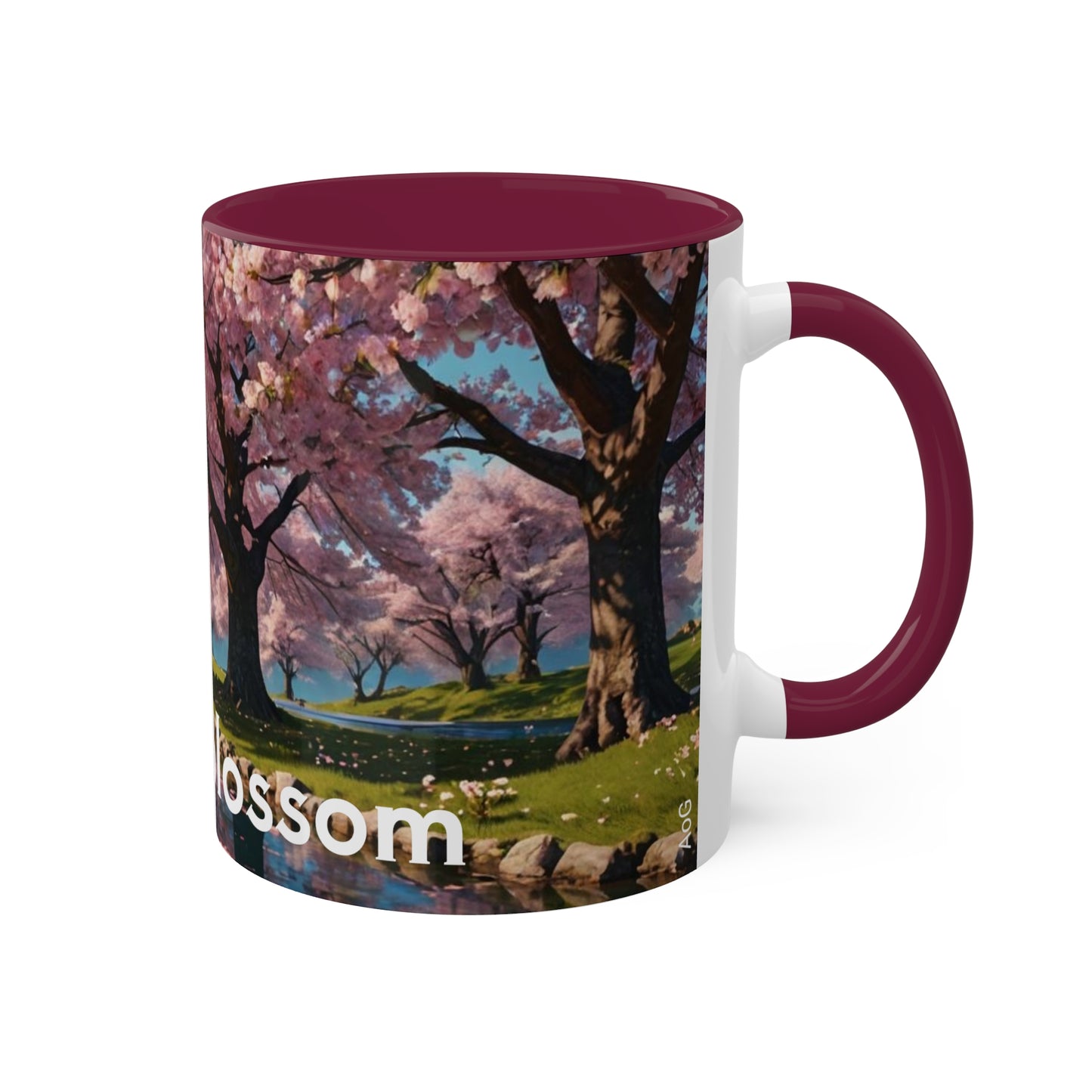 Cherry Blossom Colorful Mugs, 11oz