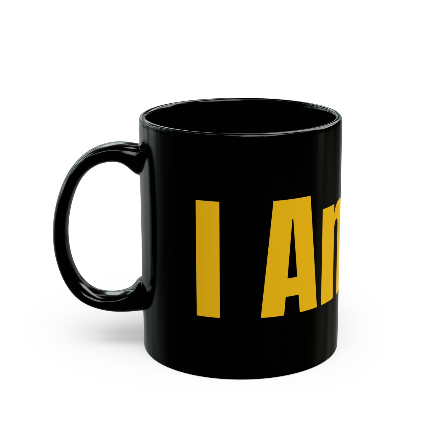 “I Am He” Yellow Black Mug (11oz, 15oz)