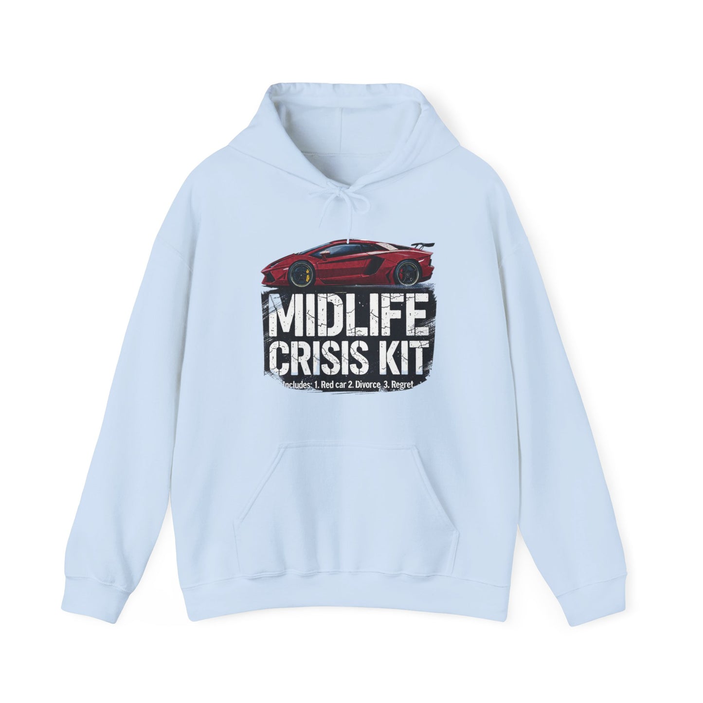 Midlife Crisis Kit Unisex Heavy Blend™ Hooded Sweatshirt