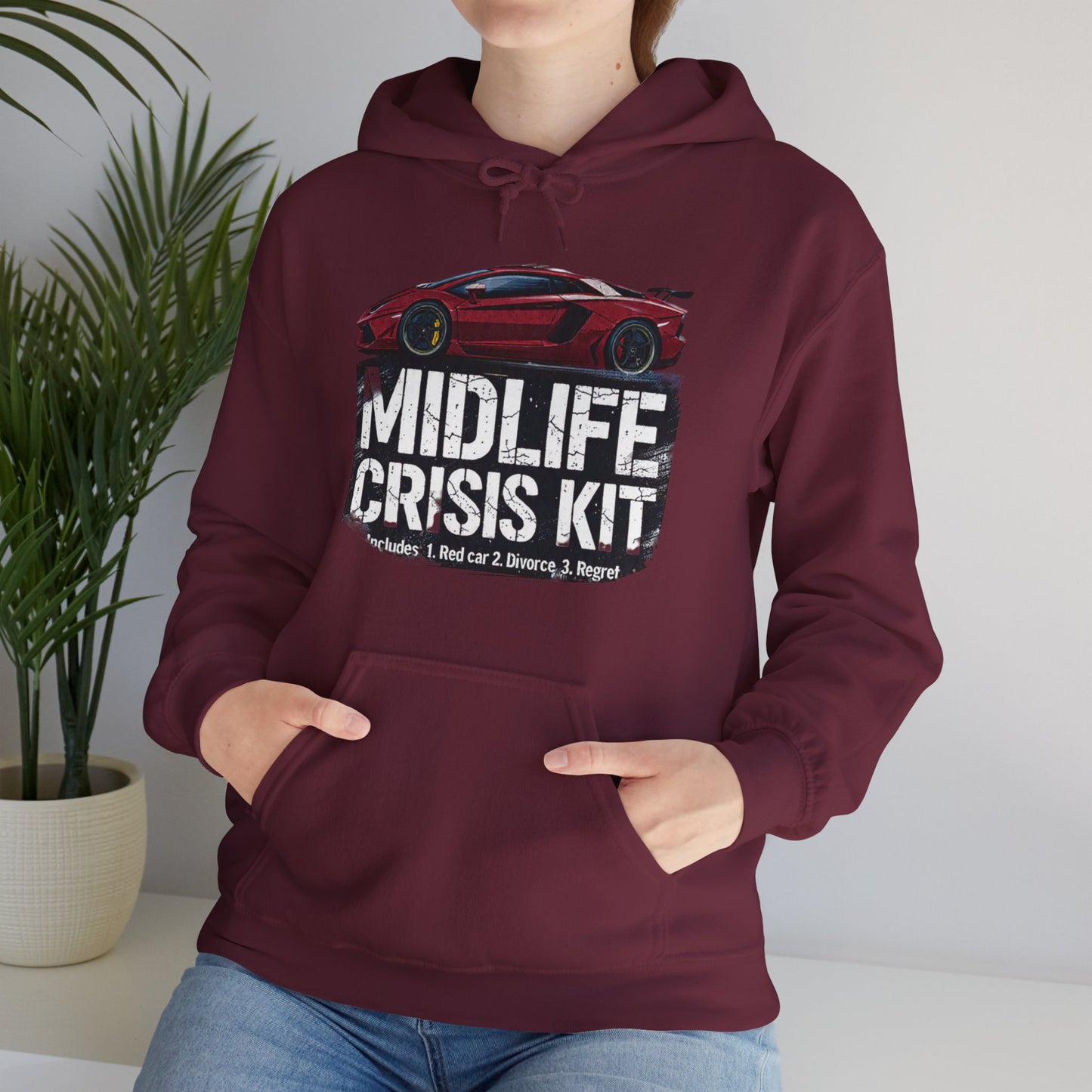 Midlife Crisis Kit Unisex Heavy Blend™ Hooded Sweatshirt