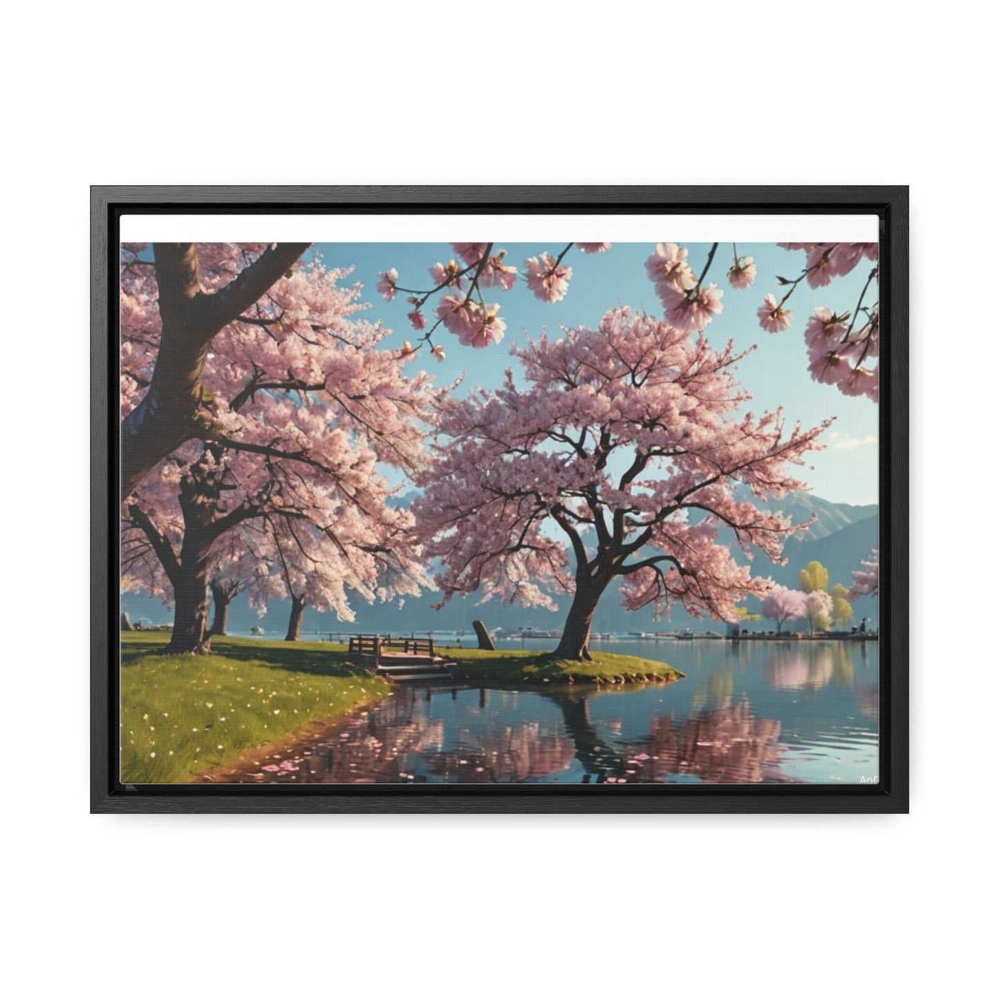 Cherry Blossom Gallery Canvas Wraps, Horizontal Frame