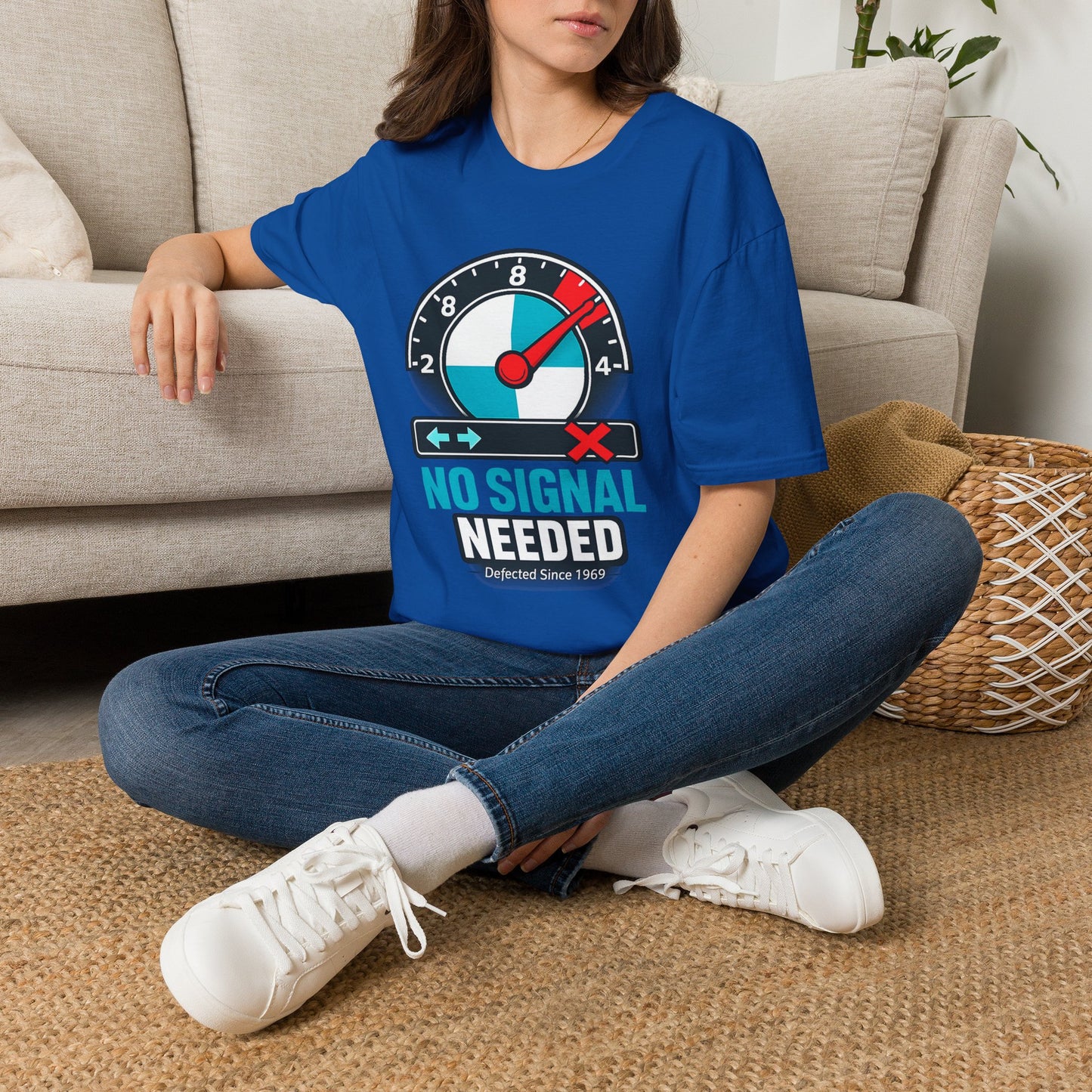 NO SIGNAL NEEDED-Unisex Softstyle T-Shirt