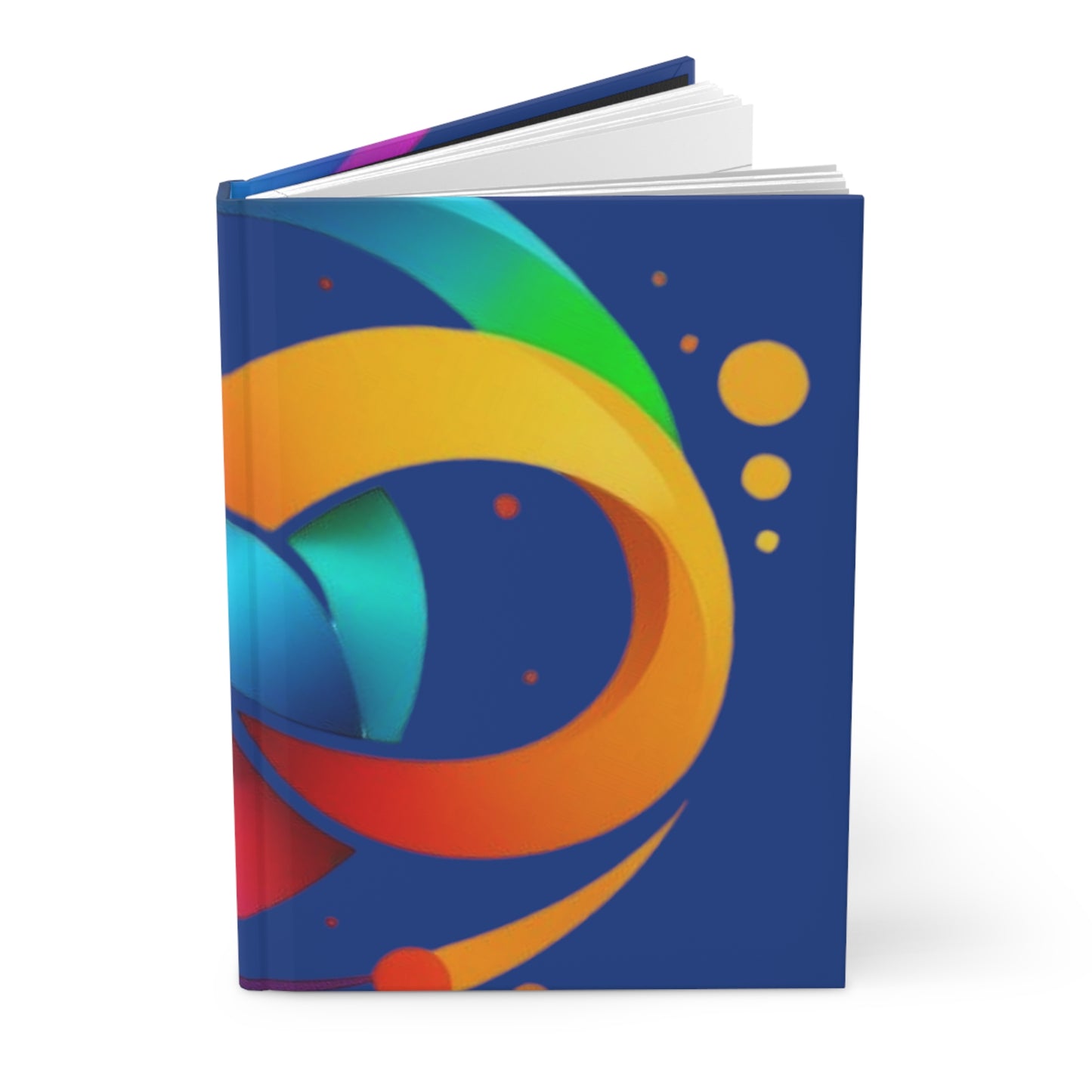 Dark Blue Spectrum Hardcover Journal Matte