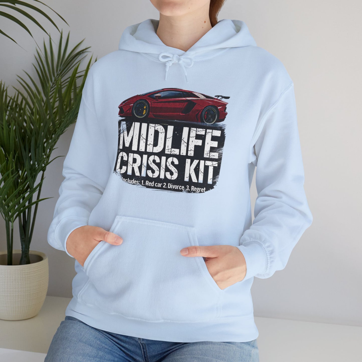 Midlife Crisis Kit Unisex Heavy Blend™ Hooded Sweatshirt