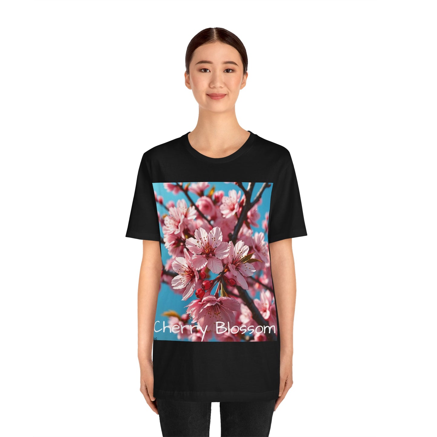 Cherry Blossom Unisex Jersey Short Sleeve Tee