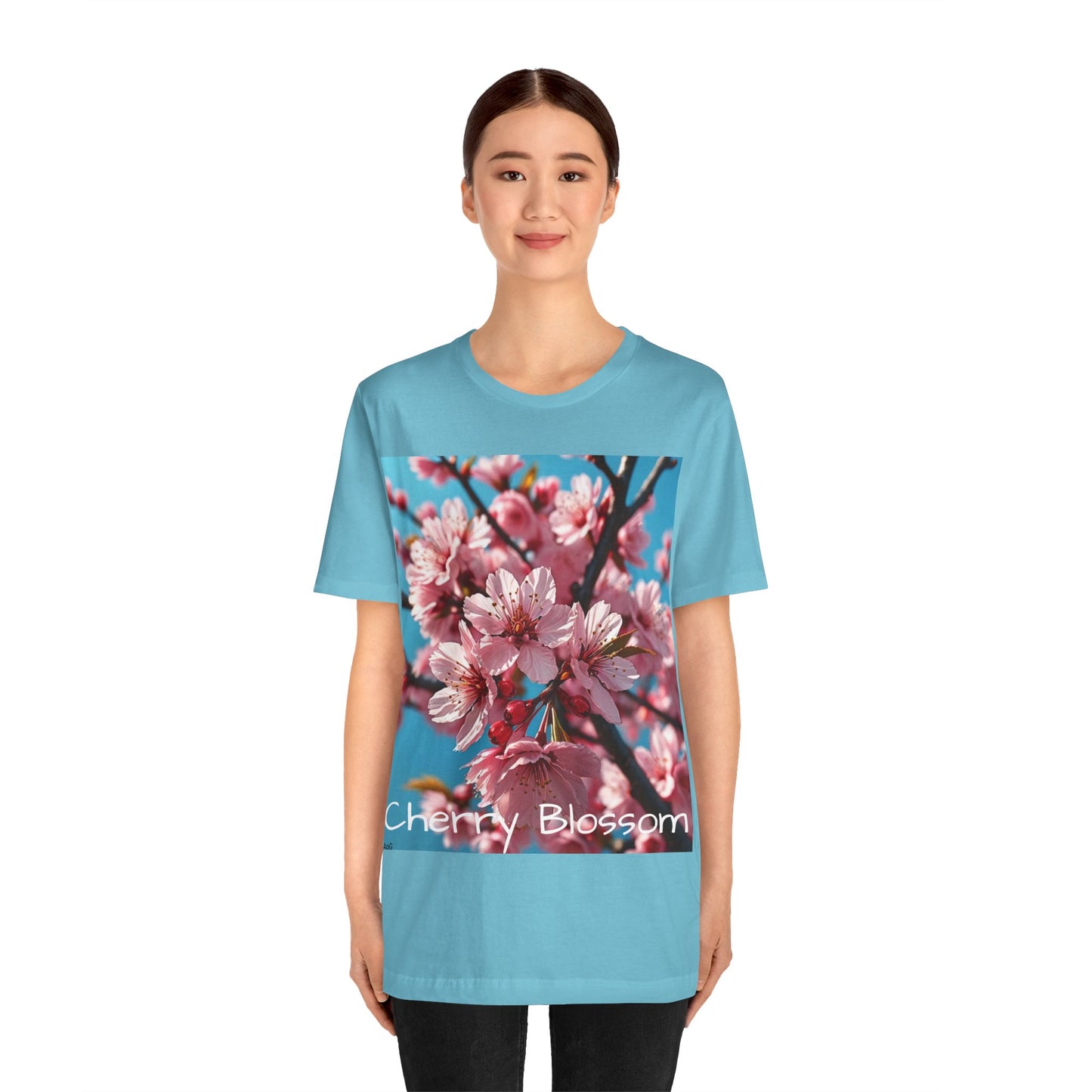 Cherry Blossom Unisex Jersey Short Sleeve Tee