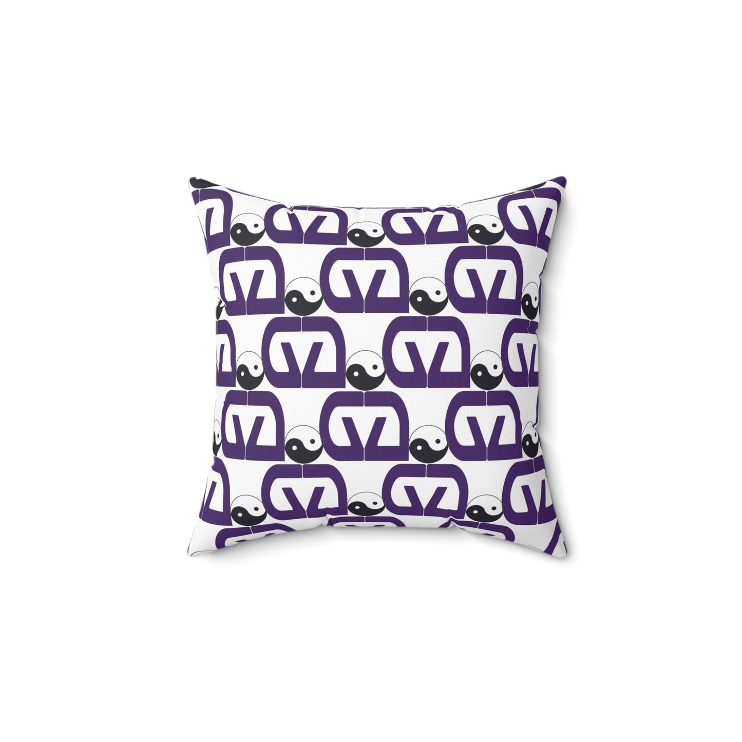 Brick Purple Spun Polyester Square Pillow