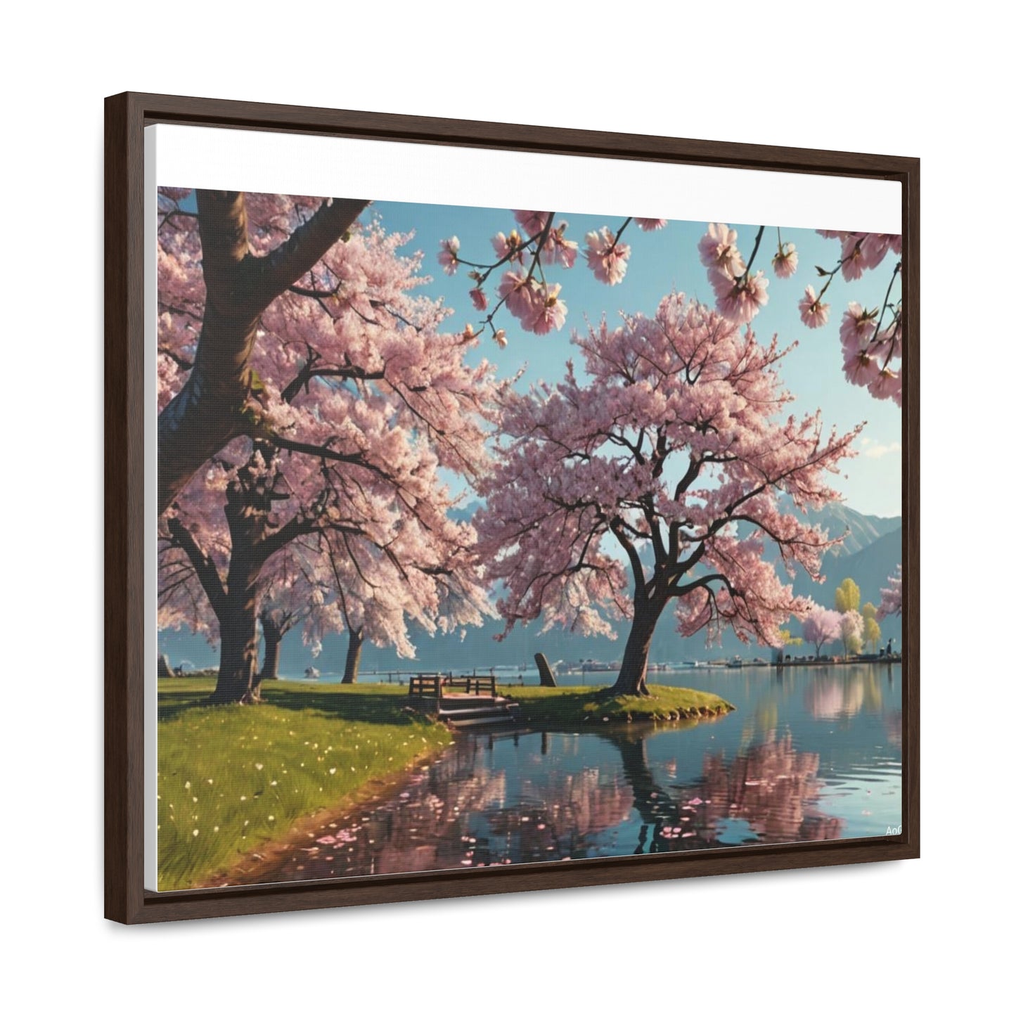 Cherry Blossom Gallery Canvas Wraps, Horizontal Frame