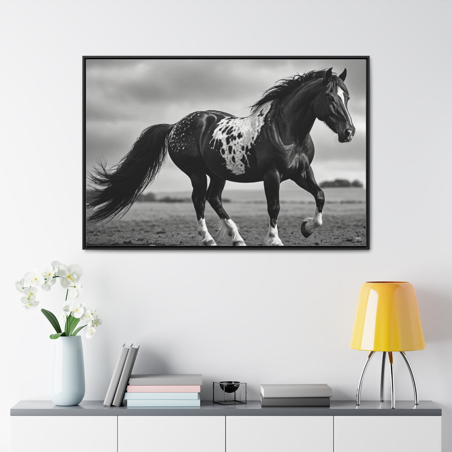 Speckled Stallion Gallery Canvas Wraps, Horizontal Frame