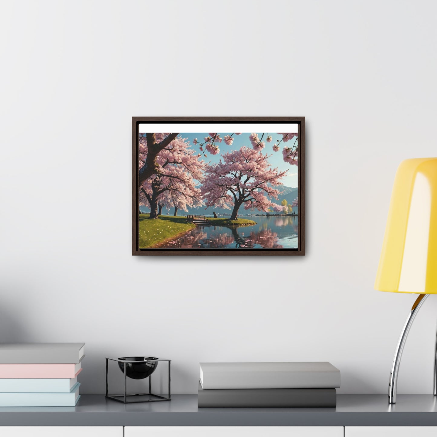 Cherry Blossom Gallery Canvas Wraps, Horizontal Frame