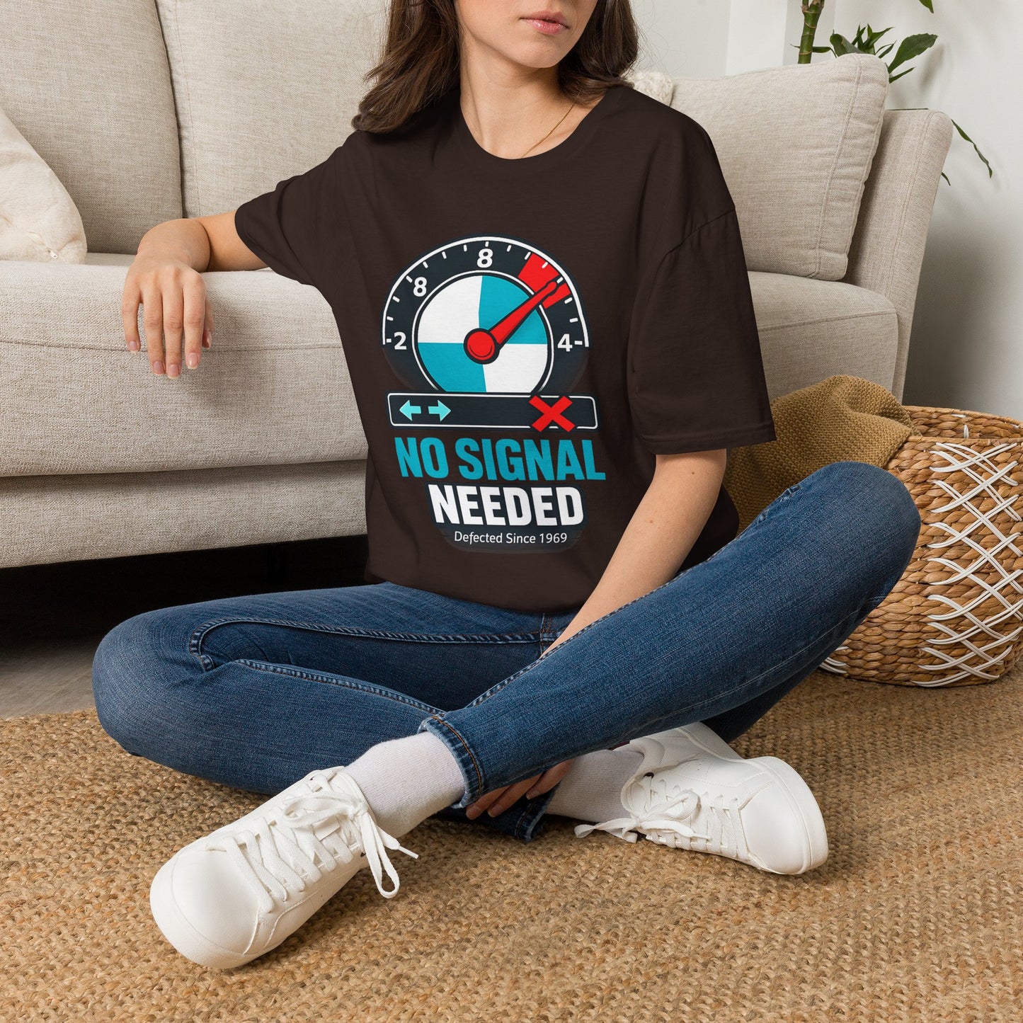 NO SIGNAL NEEDED-Unisex Softstyle T-Shirt