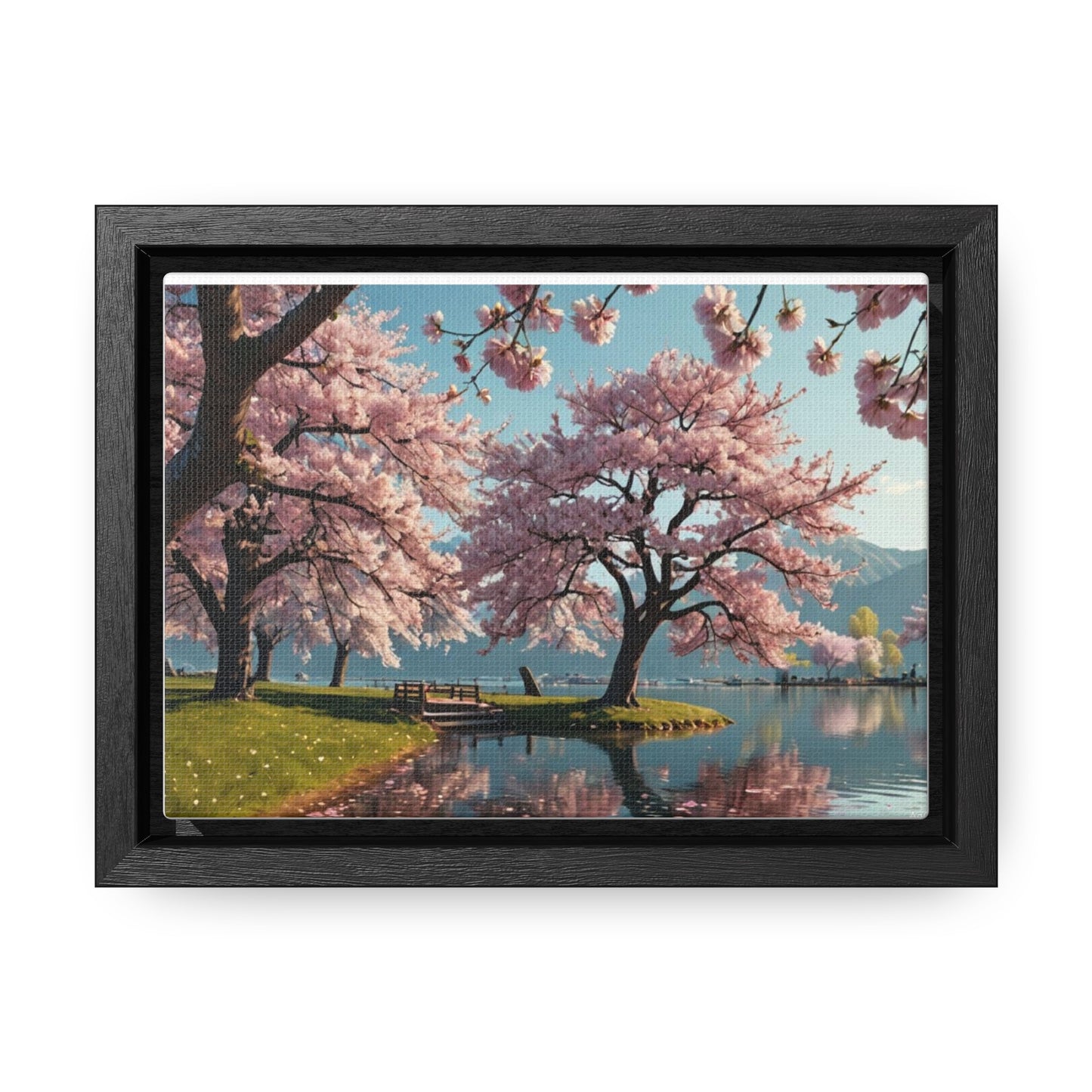 Cherry Blossom Gallery Canvas Wraps, Horizontal Frame