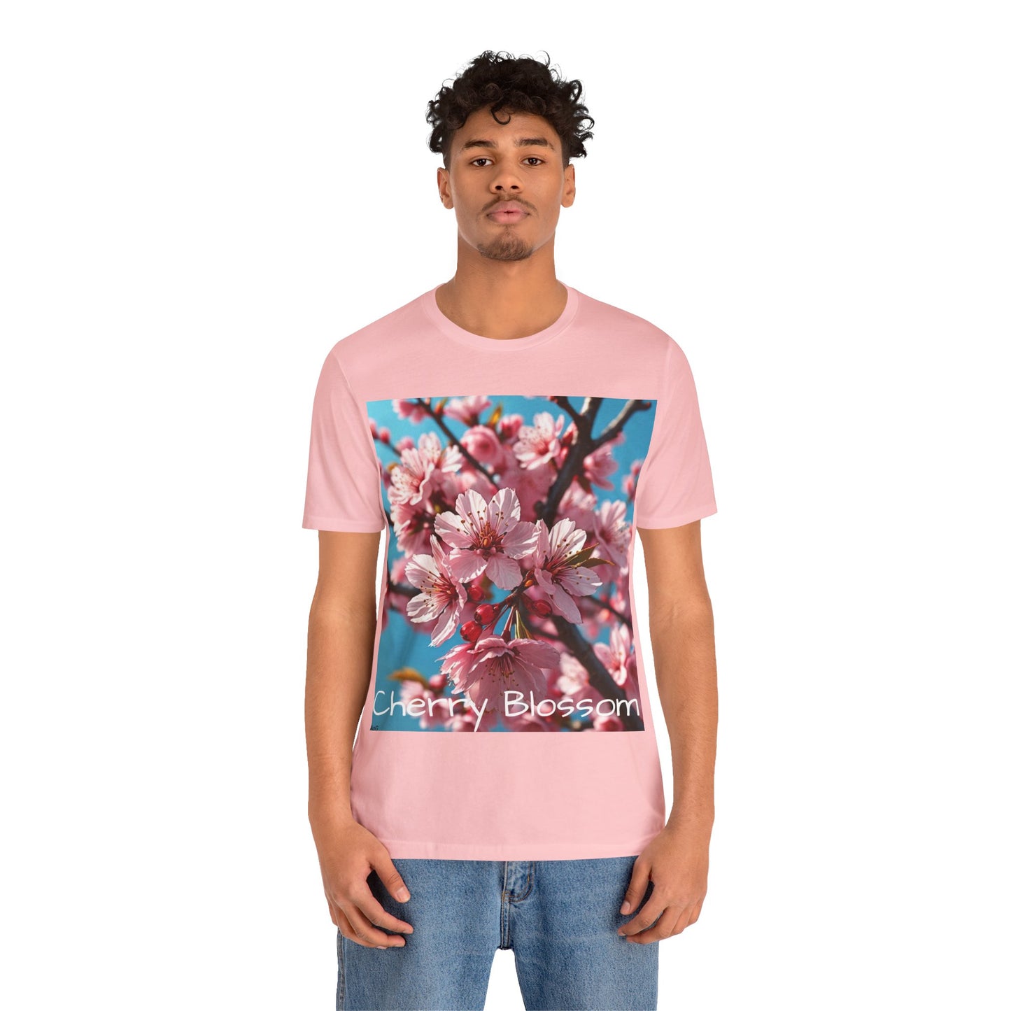 Cherry Blossom Unisex Jersey Short Sleeve Tee