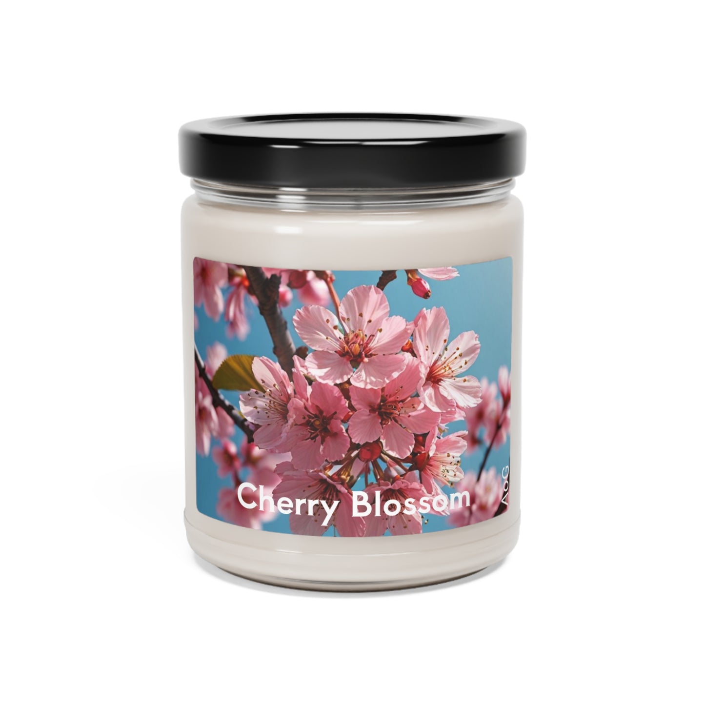 Cherry Blossom Scented Soy Candle, 9oz