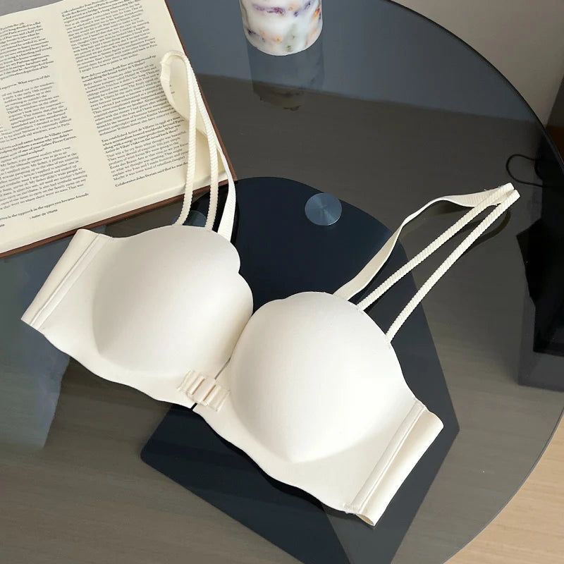 Button Front Underwear Fashion Sexy Bras The New Push Up Bra for Women Lingerie for Ladies Invisible Push-up Seamless Women's