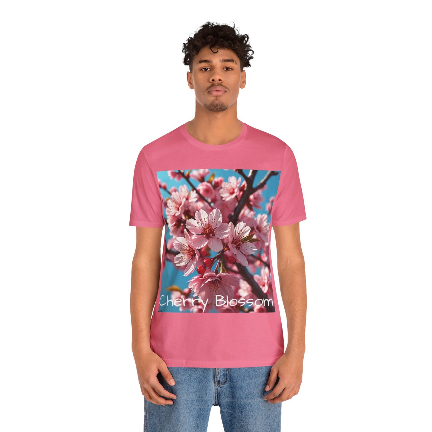 Cherry Blossom Unisex Jersey Short Sleeve Tee