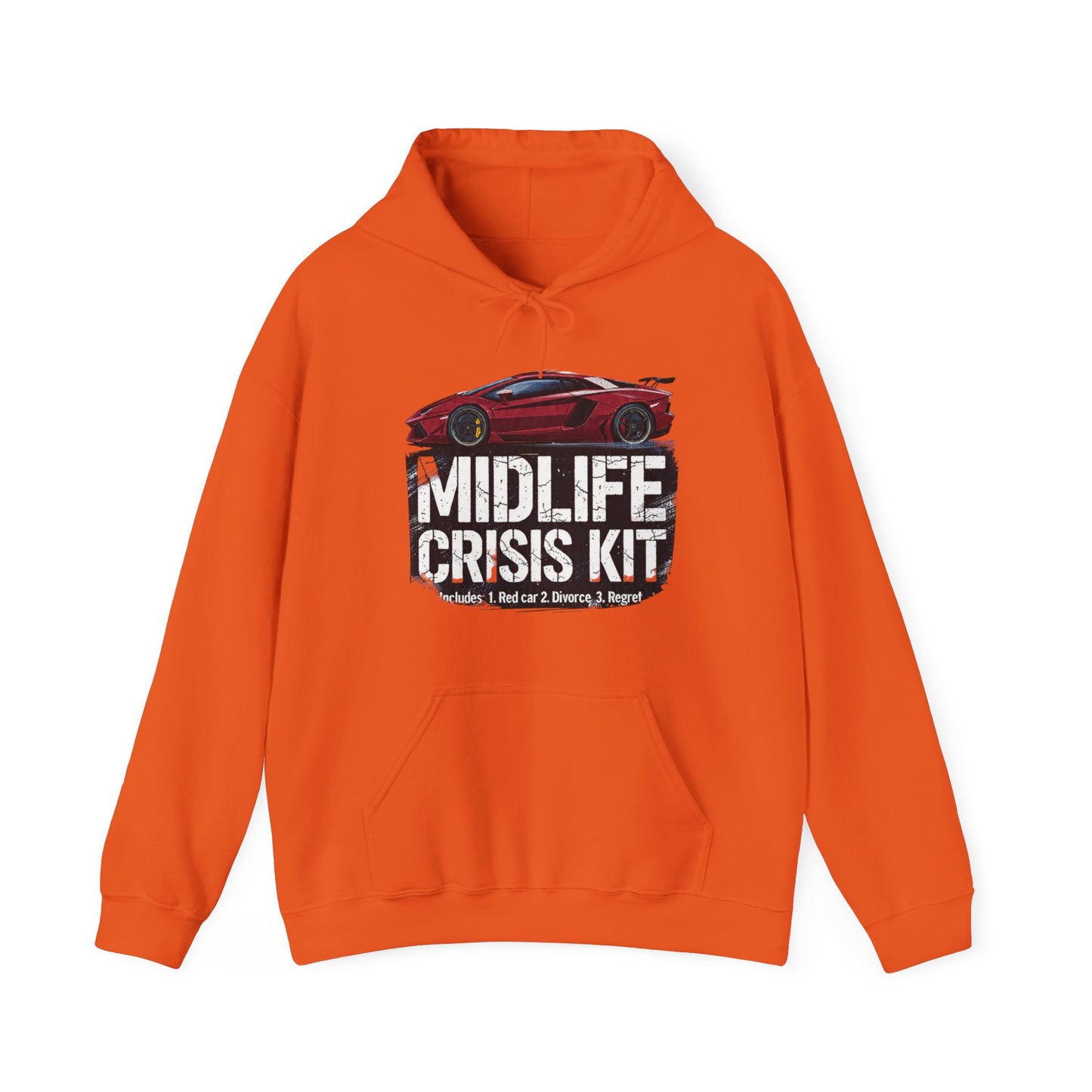 Midlife Crisis Kit Unisex Heavy Blend™ Hooded Sweatshirt