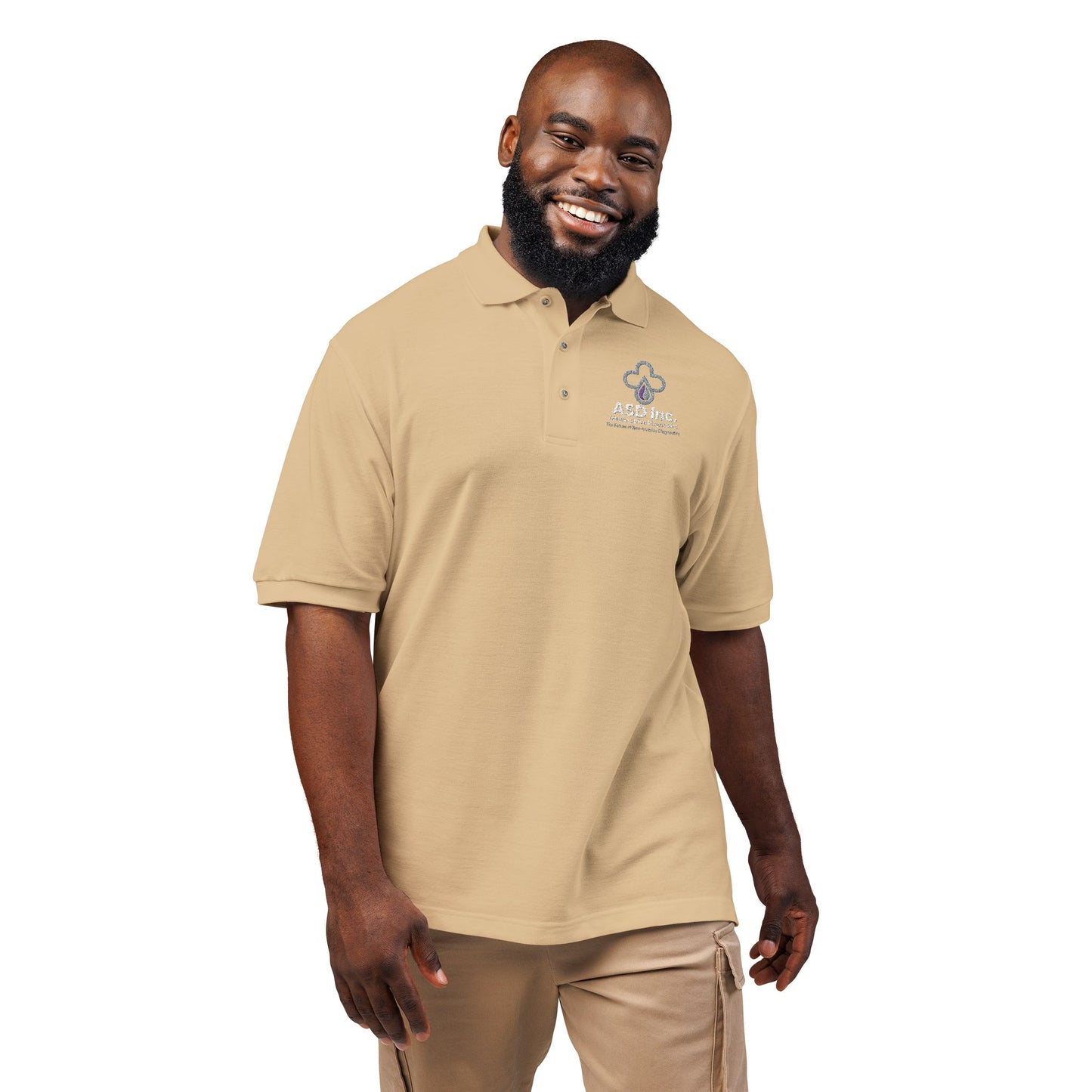 ASD-Unisex Polo Shirt (Embroidery)