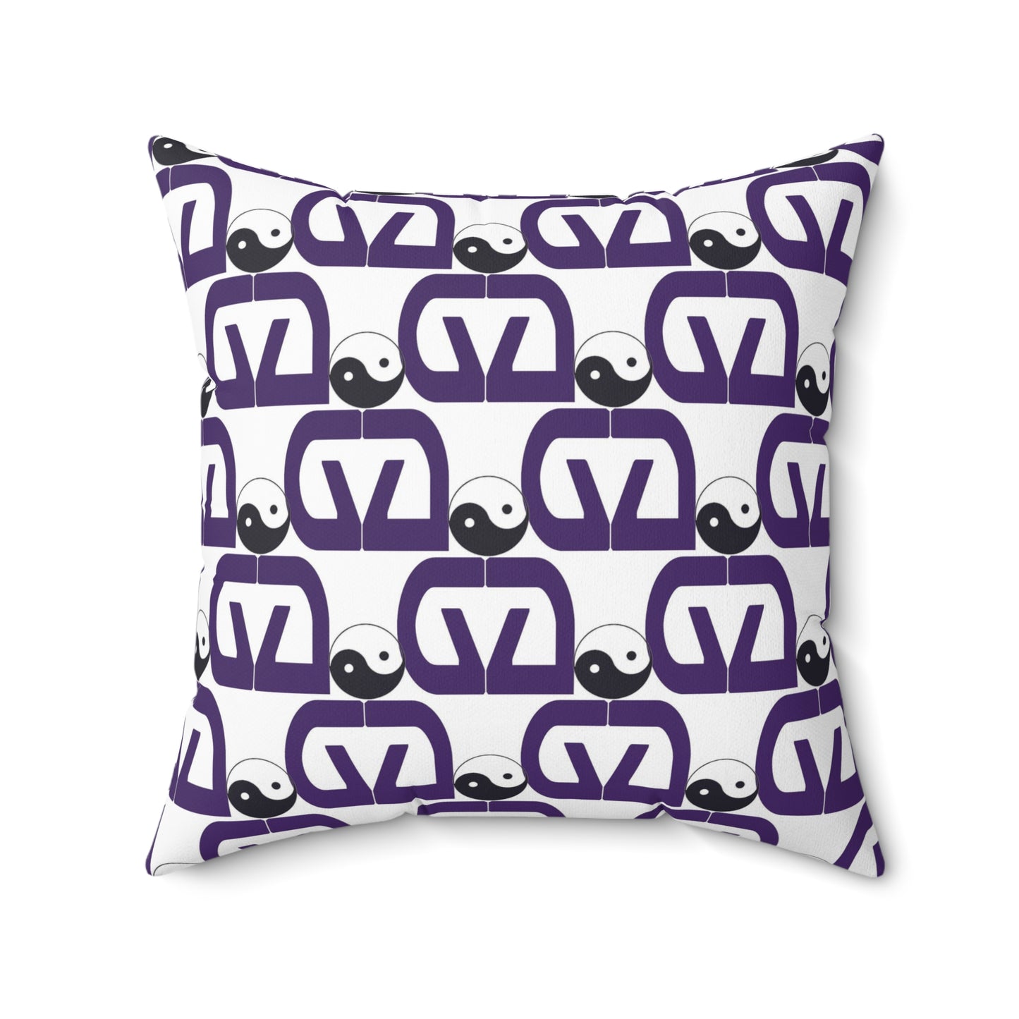 Brick Purple Spun Polyester Square Pillow